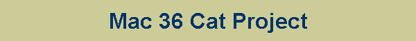 Mac 36 Cat Project